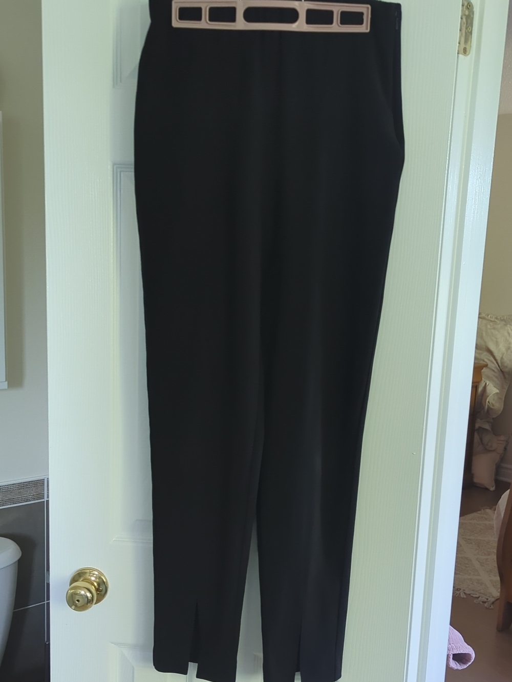Babaton Black Straight-Leg Trousers